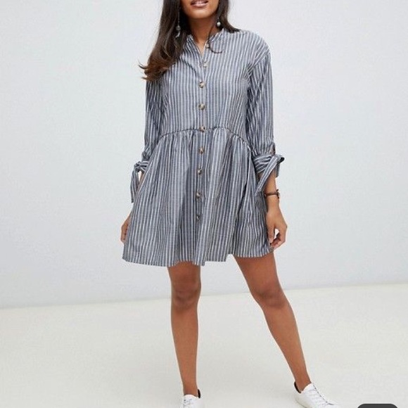ASOS Curve Dresses & Skirts - ASOS Button Shift Dress
